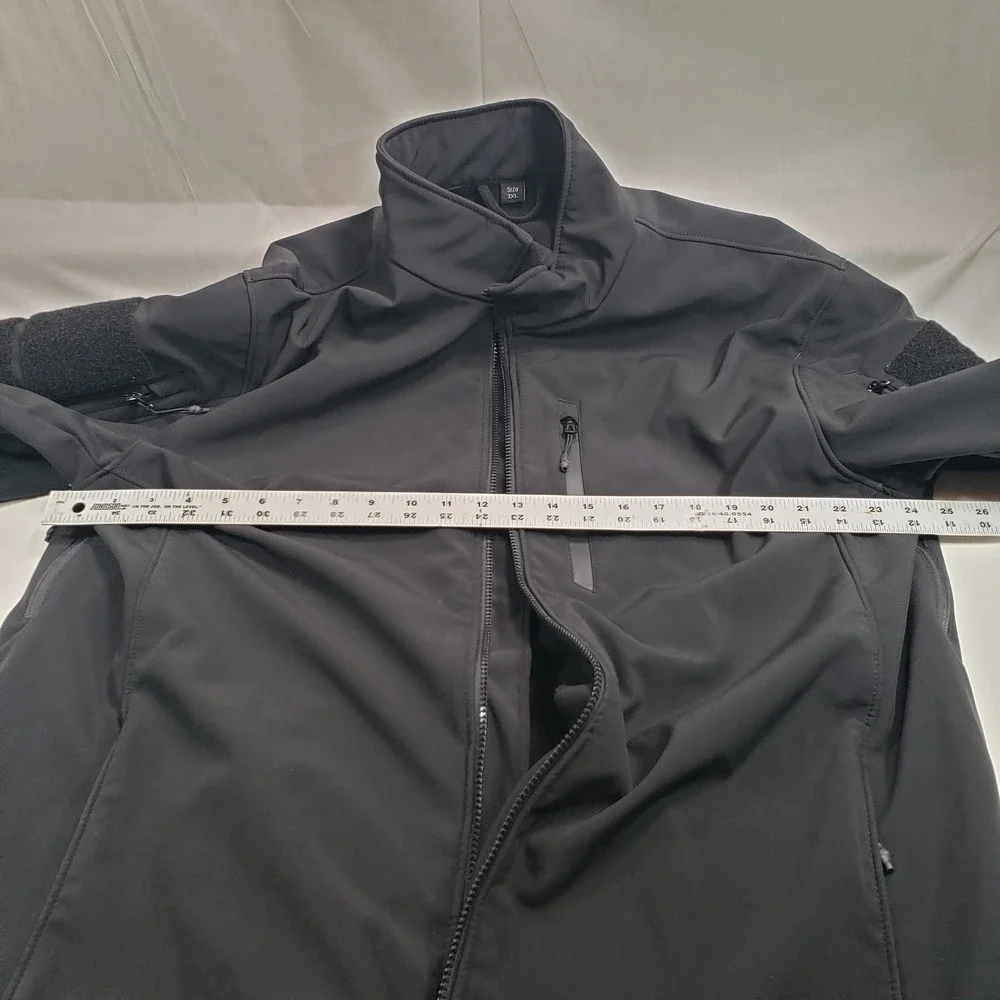 Mission Made Mens Tactical‎ Softshell Jacket 3XL Black